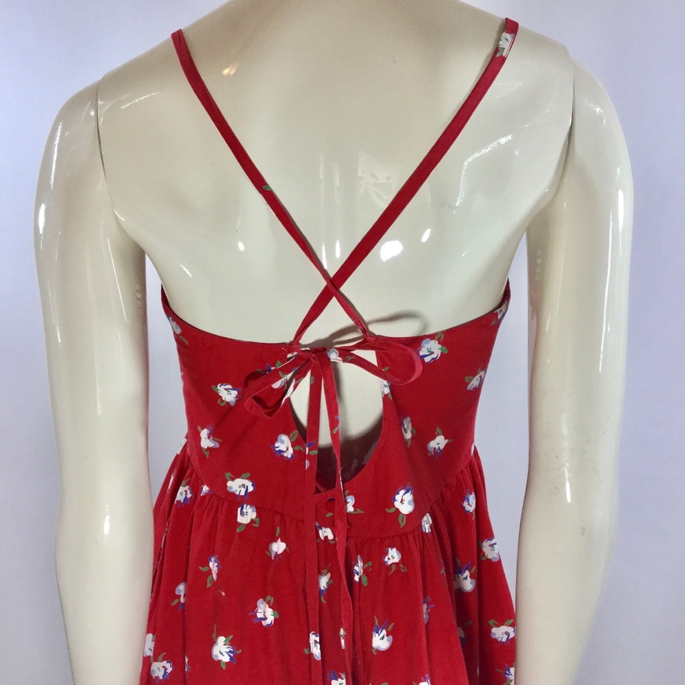 LUX A-Line Floral Dress with Pockets - Picture 5 of 6